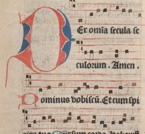 An illustration from Missale Parisiense, leaf 178