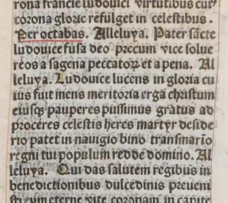 An illustration from Missale Parisiense, leaf 381