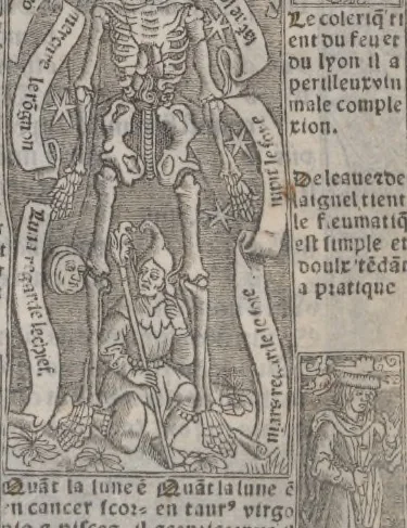An illustration from [Horae ad usum Romanum. Lat. et fr. :] Heures à l’usaige de Romme, 1505, leaf 10