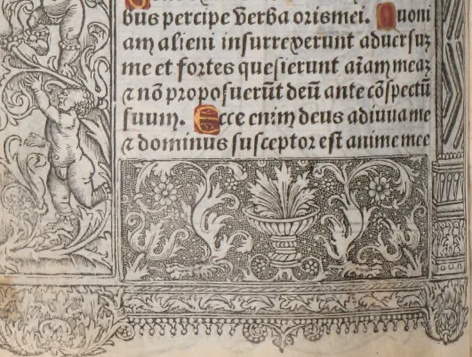 An illustration from [Horae ad usum Romanum. Lat. et fr. :] Heures à l’usaige de Romme, 1505, leaf 103