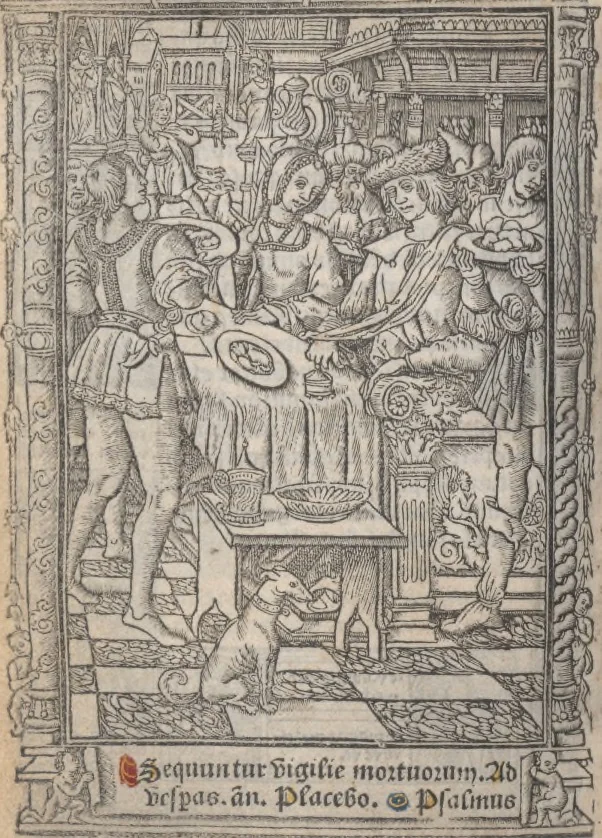 An illustration from [Horae ad usum Romanum. Lat. et fr. :] Heures à l’usaige de Romme, 1505, leaf 189