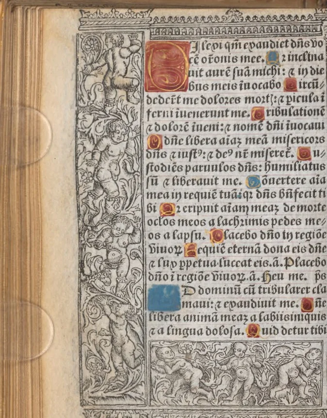 An illustration from [Horae ad usum Romanum. Lat. et fr. :] Heures à l’usaige de Romme, 1505, leaf 191
