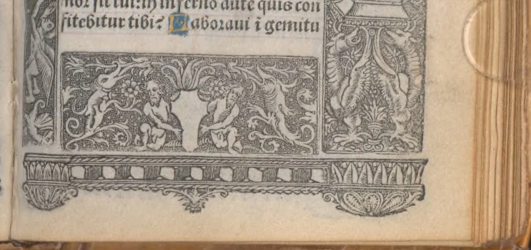 An illustration from [Horae ad usum Romanum. Lat. et fr. :] Heures à l’usaige de Romme, 1505, leaf 198