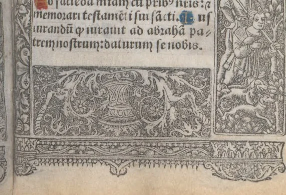 An illustration from [Horae ad usum Romanum. Lat. et fr. :] Heures à l’usaige de Romme, 1505, leaf 230