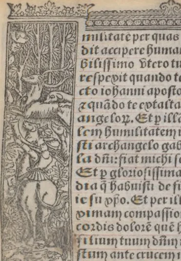 An illustration from [Horae ad usum Romanum. Lat. et fr. :] Heures à l’usaige de Romme, 1505, leaf 45