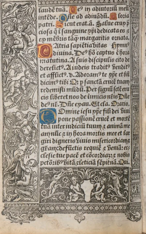 An illustration from [Horae ad usum Romanum. Lat. et fr. :] Heures à l’usaige de Romme, 1505, leaf 99