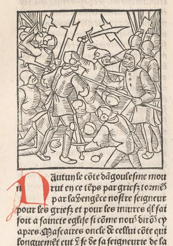 An illustration from Chroniques de France (1ère partie), leaf 113