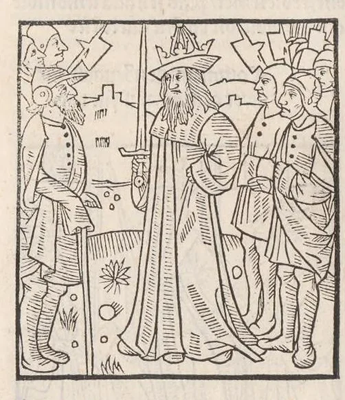An illustration from Chroniques de France (1ère partie), leaf 133