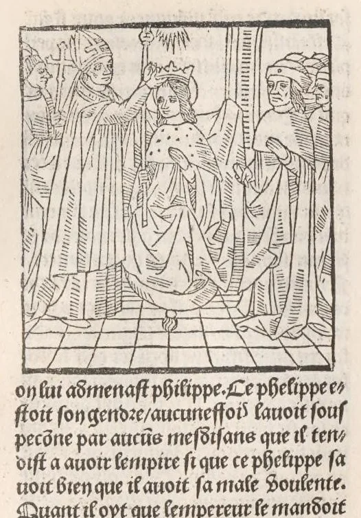 An illustration from Chroniques de France (1ère partie), leaf 169