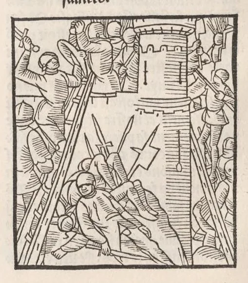 An illustration from Chroniques de France (1ère partie), leaf 187