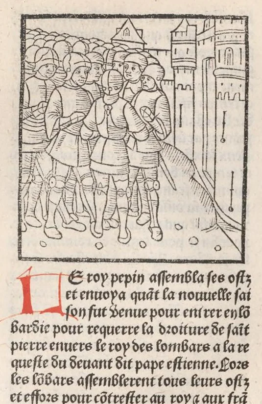An illustration from Chroniques de France (1ère partie), leaf 225