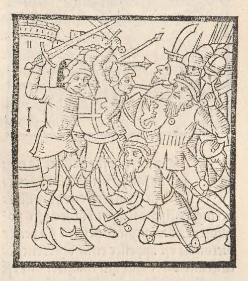 An illustration from Chroniques de France (1ère partie), leaf 246