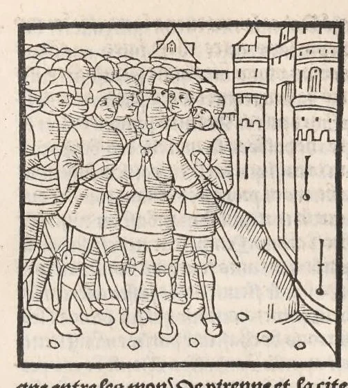 An illustration from Chroniques de France (1ère partie), leaf 267