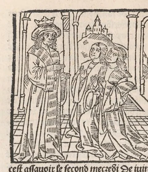 An illustration from Chroniques de France (1ère partie), leaf 293