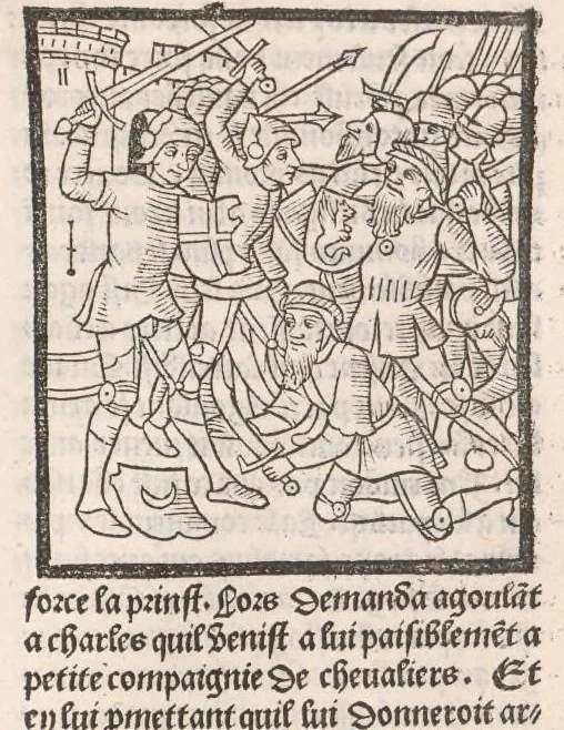 An illustration from Chroniques de France (1ère partie), leaf 302