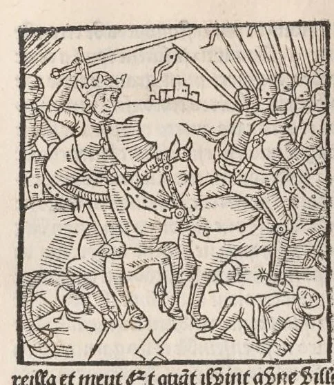 An illustration from Chroniques de France (1ère partie), leaf 341