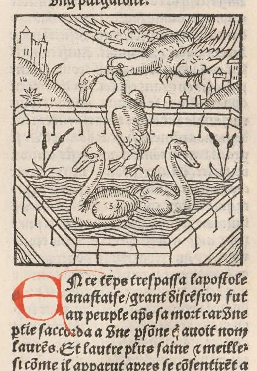 An illustration from Chroniques de France (1ère partie), leaf 36