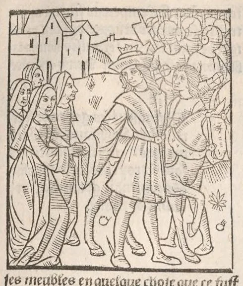 An illustration from Chroniques de France (1ère partie), leaf 382