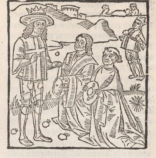 An illustration from Chroniques de France (1ère partie), leaf 393