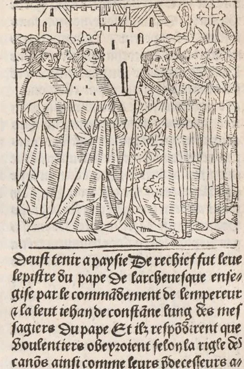 An illustration from Chroniques de France (1ère partie), leaf 403