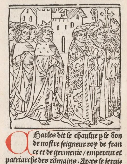 An illustration from Chroniques de France (1ère partie), leaf 409