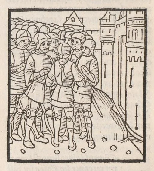 An illustration from Chroniques de France (1ère partie), leaf 429