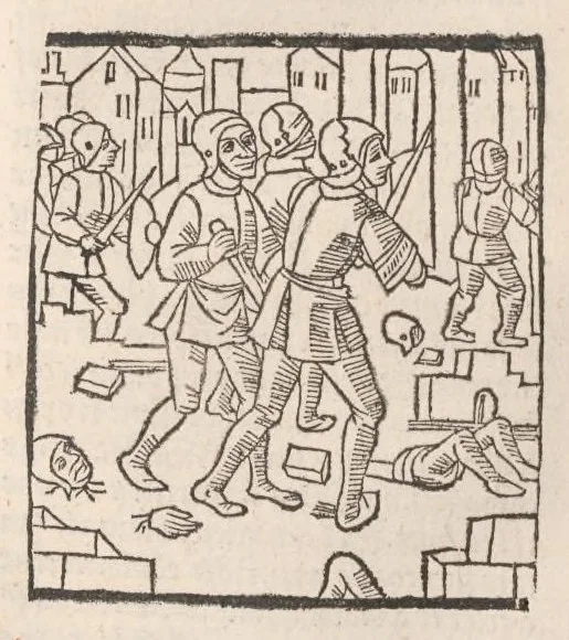 An illustration from Chroniques de France (1ère partie), leaf 439