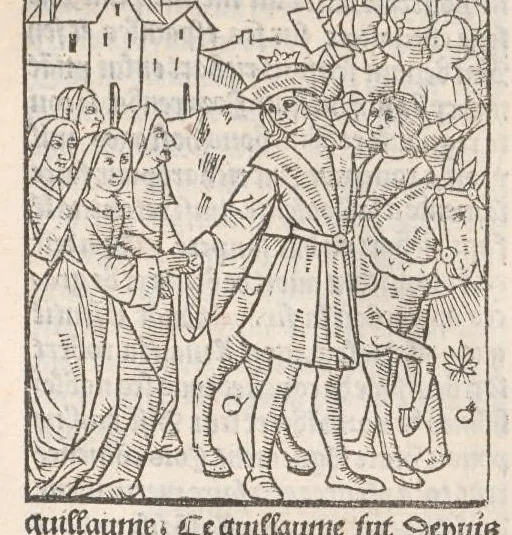 An illustration from Chroniques de France (1ère partie), leaf 458