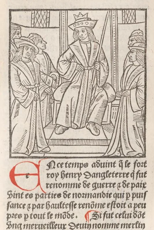 An illustration from Chroniques de France (1ère partie), leaf 499