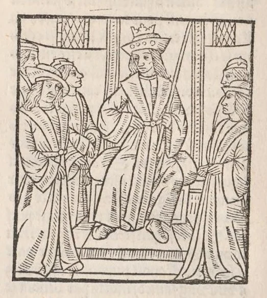 An illustration from Chroniques de France (1ère partie), leaf 513
