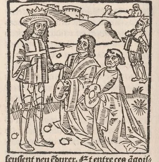 An illustration from Chroniques de France (1ère partie), leaf 539