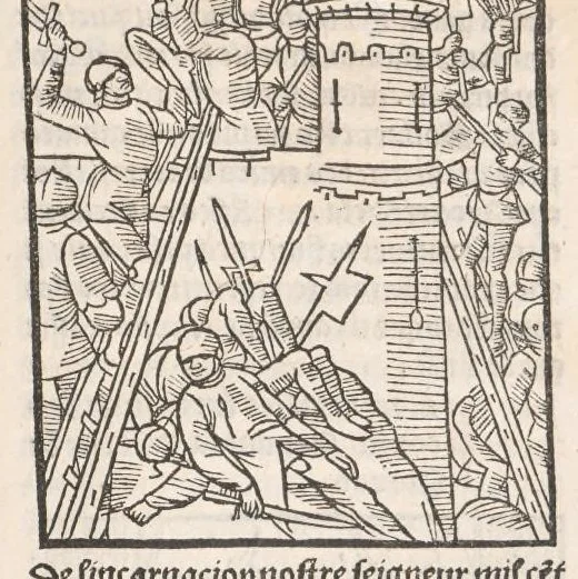 An illustration from Chroniques de France (1ère partie), leaf 560