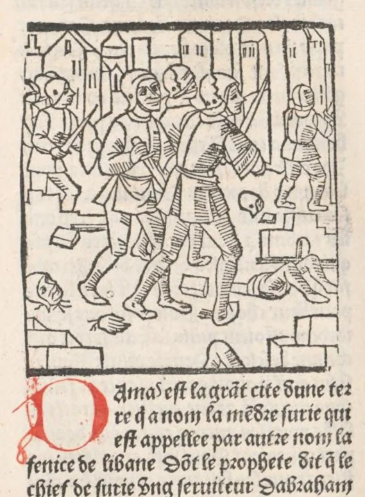 An illustration from Chroniques de France (1ère partie), leaf 560