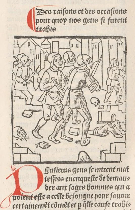 An illustration from Chroniques de France (1ère partie), leaf 564