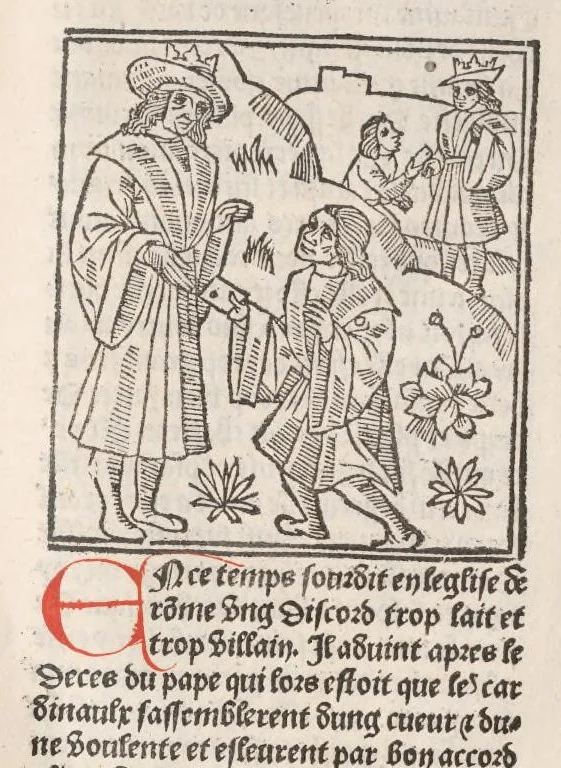 An illustration from Chroniques de France (1ère partie), leaf 569