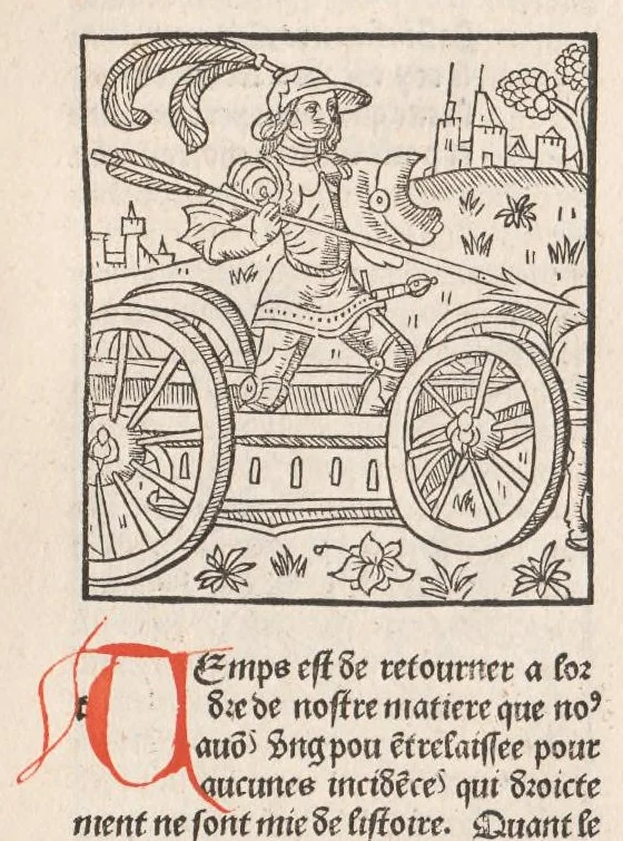 An illustration from Chroniques de France (1ère partie), leaf 60