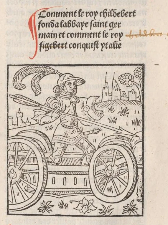 An illustration from Chroniques de France (1ère partie), leaf 74