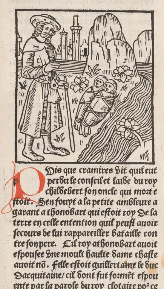 An illustration from Chroniques de France (1ère partie), leaf 82