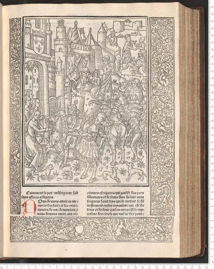 An illustration from Chroniques de France (2ème partie), leaf 124