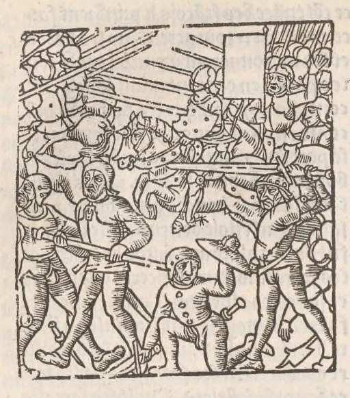 An illustration from Chroniques de France (2ème partie), leaf 165