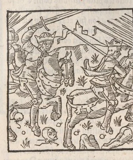 An illustration from Chroniques de France (2ème partie), leaf 165