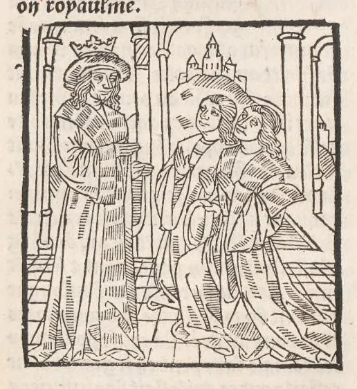 An illustration from Chroniques de France (2ème partie), leaf 177