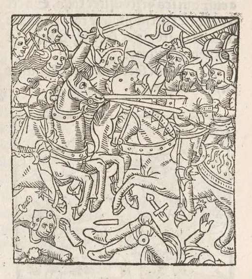 An illustration from Chroniques de France (2ème partie), leaf 194