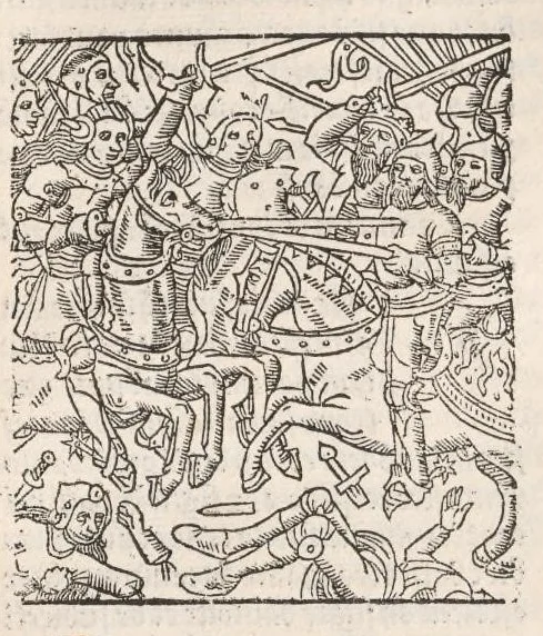 An illustration from Chroniques de France (2ème partie), leaf 206