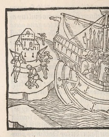 An illustration from Chroniques de France (2ème partie), leaf 219