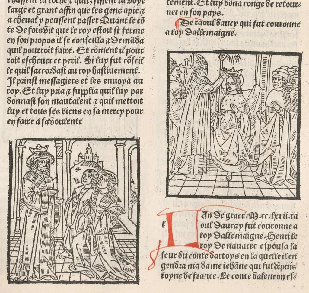 An illustration from Chroniques de France (2ème partie), leaf 228