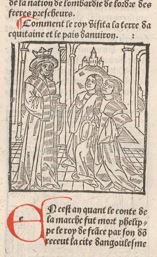 An illustration from Chroniques de France (2ème partie), leaf 291