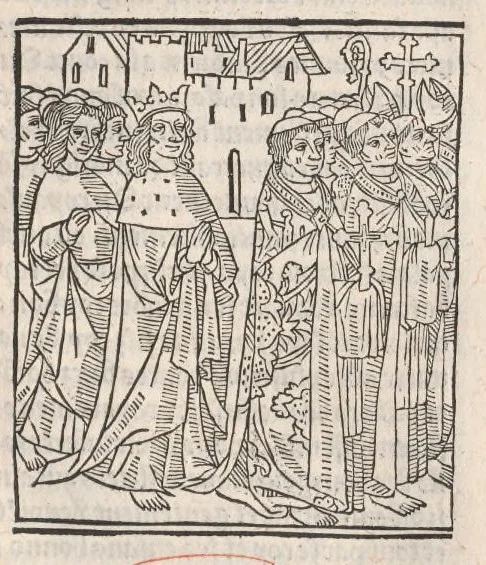 An illustration from Chroniques de France (2ème partie), leaf 312