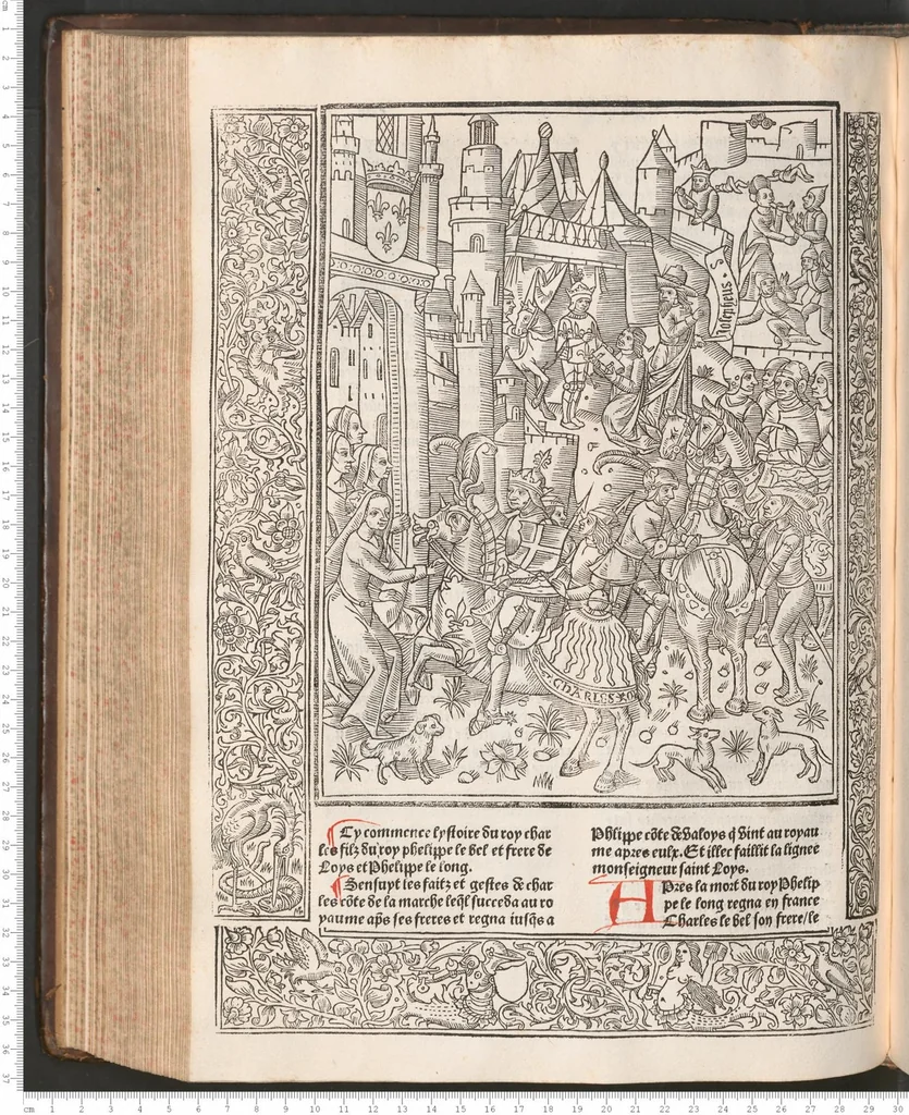 An illustration from Chroniques de France (2ème partie), leaf 343
