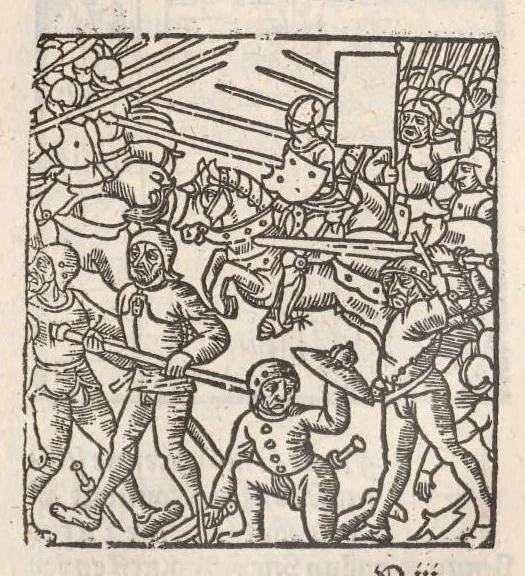 An illustration from Chroniques de France (2ème partie), leaf 350